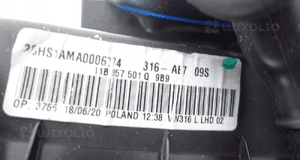 Lusterko lewe vw ID.4 11B 9 pin kamera 11B857501Q 6