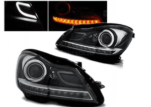 Lampy mercedes W204 11-14 rok H7 xenon look depo 1