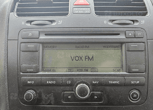 Vw Golf V 5 Touran Jetta  radio CD 1K0035191E 1