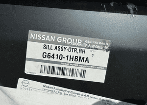 Nissan micra K13 próg prawy poszycie 10-17 4