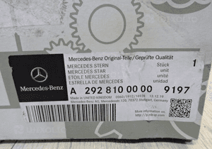 Emblemat ZNACZEK KLAPY MERCEDES W292 A2928100000 4