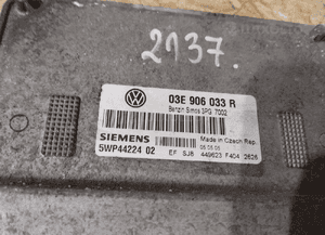 Sterownik silnika komputer vw polo 9N iv 1.2 12V 03E906033R 5