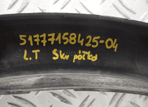 Bmw X5 E70 06- listwa na błotnik lewa tył 51777158425 5