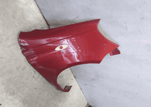 Błotnik prawy przód przedni toyota yaris i 1 3P1 bordowy 3