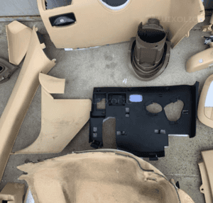 mercedes ml gl 164 uszczelki plastiki beżowe beż osłona słupek 13