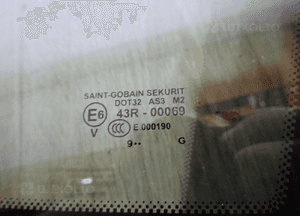 Szyba karoseryjna prawa tył tylna cayenne i 7L5845298 7