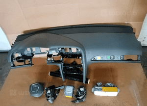 Konsola poduszki pasy AIRBAG  sensor zestaw naprawczy Audi A6 C6 Szara 1