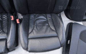 Fotele siedzenia skóra s-line grzane 7 osób audi Q7 4L 13