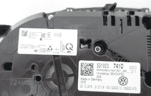 Licznik zegary vw golf vii 7 5G 61592KM 5G1920741D 7