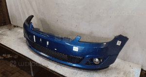 Zderzak przód przedni do ford fiesta MK6 vi lift fl C6 niebieski halogeny 3