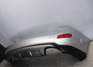 Zderzak tył tylny hyundai santafe 2 ii srebrny pdc czujniki 3