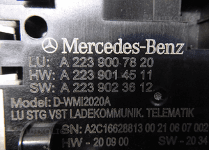 Mercedes W223 A223 ładowarka bezprzewodowa moduł 7