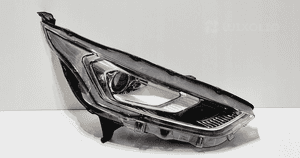 Reflektor prawy xenon ford transit tourneo connect MK2 lift europa 1