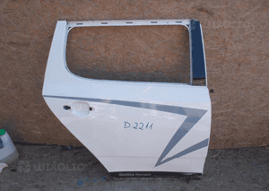 DRZWI TYŁ TYLNE PRAWE SKODA FABIA II 2 HB 1
