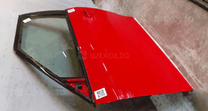 Drzwi przód przednie lewe do skoda fabia ii 2 5D 5 drzwi hb 8151 czerwony 4