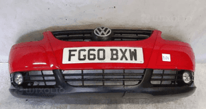 Zderzak przód przedni do volkswagen fox LP3G czerwony halogeny 1