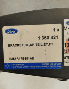 Ford focus c-max 03- 07- ślizg zderzaka lewy tył nowy oryginał 6