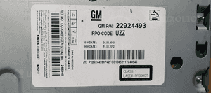 Radio radioodtwarzacz czytnik radia Opel Zafira C 22924493 8