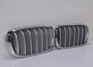 BMW X5 F15 Nerki/Grill Zderzaka Silver/Chrom - 3824 7