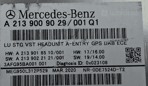 Mercedes-Benz Radio Nawigacja Multimedia NTG5 ENTRY GPS DAB ECE A2139009029 5