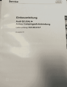 Lacznik z namiotem Audi Q2 8U0069619F 2