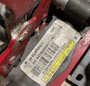 Mercedes e 212 207 c 204 zawias nabój maski zawiasy naboje pirotechniczne 4