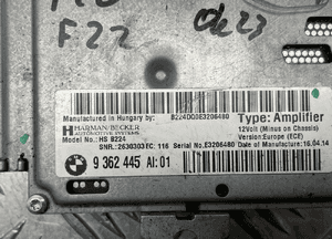 BMW F20 F21 F22 F23 WZMACNIACZ ANTENY STEROWNIK ACTIVE SOUND 9362445 9