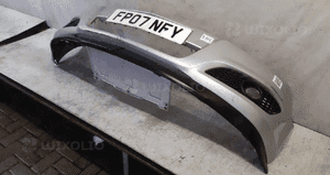 Zderzak przód przedni do opel astra h 3 iii lift fl halogeny Z157 srebrny 3
