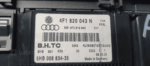 Panel nawiewu klimatyzacji klimatronic Audi A6 C6 4F1820043N 4F0910043 7