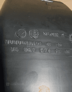 Rura dolot powietrza peugeot 407  9652757680 3