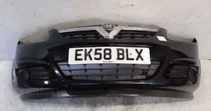 Zderzak przód przedni do opel corsa d + grill kod kolor Z20R czarny 1
