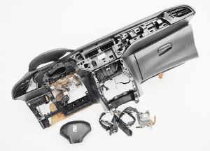 Konsola deska air-bag poduszka poduszki pasy citroen DS3 2010-2016 europa 1