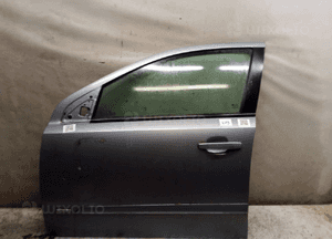 Drzwi przód przednie lewe opel astra h 3 iii Z163 szare 1