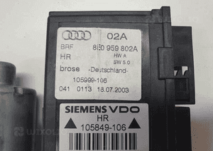 Silniczek Szyby Silnik Modul Podnoszenia Szyb Tyl Tylny AUDI A4 B6 B7 11