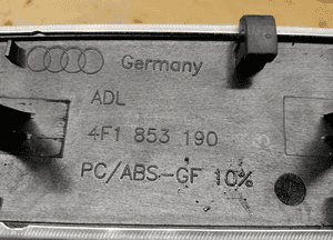 Listwa osłona dekor konsoli Quattro Audi A6 C6 4F1853190 4