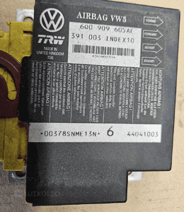 VW Polo Fox Seat Ibiza Skoda Fabia  sensor sterownik airbag 6Q0909605AD 6Q0909605AE 2