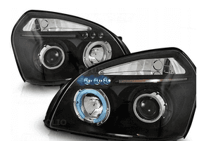 Lampy Reflektory HYUNDAI TUCSON 04-10 RINGI BLACK 1