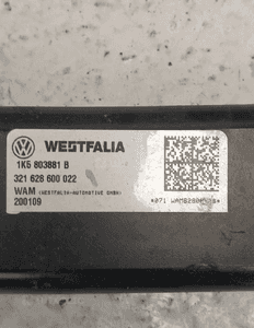 Vw golf 5 v 6 vi kombi vw jetta hak holowniczy odkręcany kluczyk oryginał westfalia 10