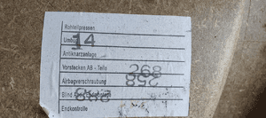 Boczek tapicerka lewy przód skóra BMW 5 E60 E61 7