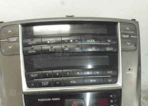 Panel sterowania klimatyzacją radio lexus is 220 4