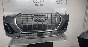 Zderzak grill audi Q3 83A s-line chromy 2019-2023 kompletny 1