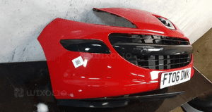 Zderzak przód przedni do peugeot 207 kkn czerwony 4