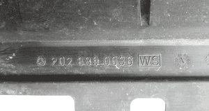 Kierownica powietrza Mercedes Clk w 208 2028890036 2