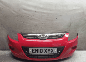 Zderzak przód przedni do hyundai I20 czerwony bh kod lakieru 1