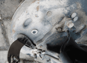 Wahacz prawy tył tylny piasta bęben fiat seicento abs 5