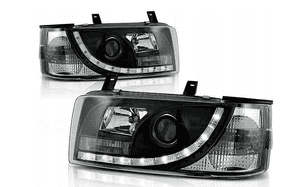 Reflektory lampy + tylne led vw T4 od 1990 do 2003 roku daylight tylne led 2