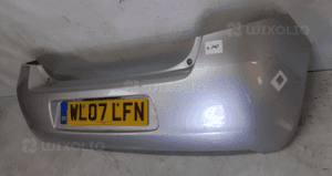 Zderzak tył tylny do toyota yaris ii 2 hb 1E7 srebrny 3
