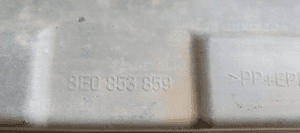 Listwa nakładka progowa lewa Audi A4 B6 8E0853859 5