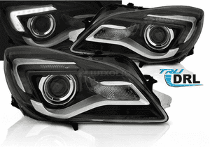 Lampy reflektory led black opel insignia od 2013 do 2017 do jazdy dziennej 1