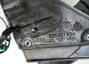 LUSTERKO prawe pasażera 6 pin pinów VW Passat B6 lift LC9X czarne EU 5
